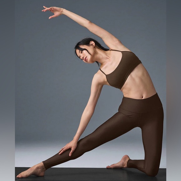 ALO High-Waist Airlift Legging Espresso - Picture 2 of 5